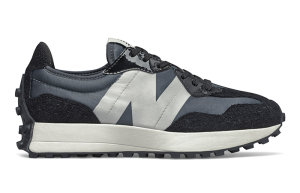 New Balance 327 Black Grey (W) Black/Grey-Silver (WS327SFC)