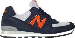 New Balance  US 574 Burn Rubber “The Miggy” Navy/White-Orange (US574M1)