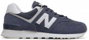 New Balance 574 Fleece Navy Navy/White (ML574SPZ)