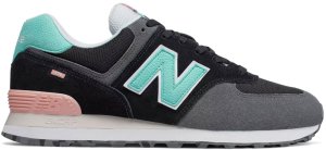 New Balance  574 Marbled Street Black Black/Light Tidepool (ML574UJC)