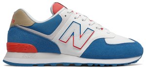 New Balance  574 White Blue Red White/Blue-Red (ML574SCF)