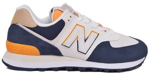 New Balance  574 White Navy Yellow White/Navy-Yellow (ML574SUR)