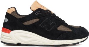 New Balance 990v2 Desert Heat Black Black/Phantom-Triumph Green (M990CDB2)