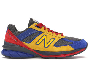 New Balance 990v5 Shoe City x Eat Yellow/Blue-Red (M990EAT5)