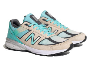 New Balance 990v5 YCMC Taxmas Beige/Aqua (M990EZ5)