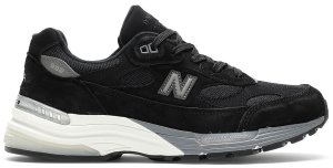 New Balance  992 Black Grey (Made in USA) Black/Grey-White (M992BL)