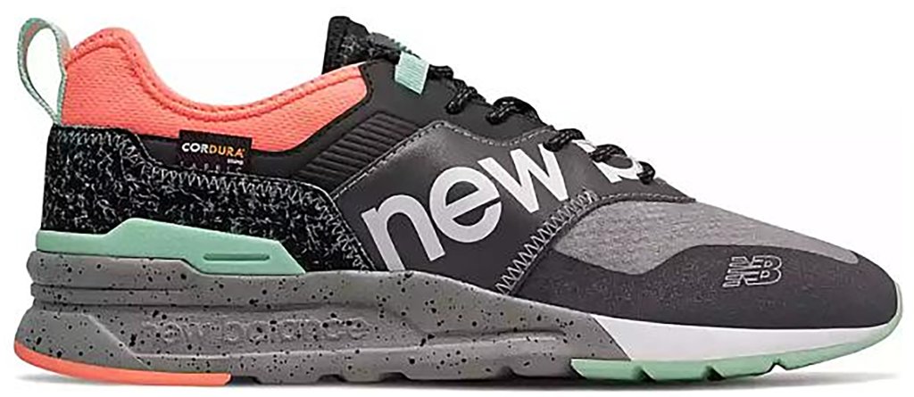 New Balance 997H Black Orange Black/Black (CMT997HA)