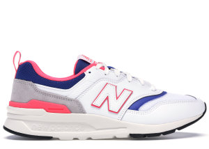 New Balance  997H White White/Pink-Blue (CM997HAJ)