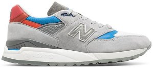 New Balance 998 Grey Light Blue Red Grey/Light Blue-Red (M998CNG)