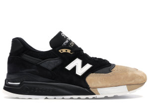 New Balance  998 Premier PRMR Black/Sand-White-Silver (M998PRMR)