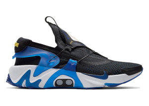 Nike  Adapt Huarache Black Racer Blue (US Charger) Black/Racer Blue-Amarillo-White (BV6397-002)