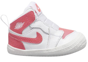 Jordan Air  1 Crib Bootie Racer Pink (I) White/Racer Pink (AT3745-116)