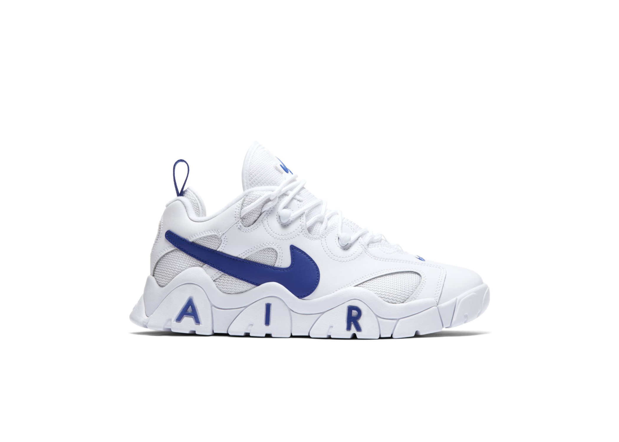 nike air barrage low blue