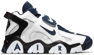 Nike  Air Barrage Mid Navy White/Midnight Navy-Black-Laser Orange (AT7847-101)