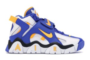Nike  Air Barrage Mid Rams White/Laser Orange-Racer Blue-Black (AT7847-100)