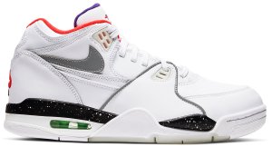 Nike Air Flight 89 Planet of Hoops White/Silver-Orange-Purple-Black (CW2616-101)