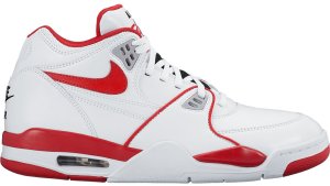 Nike  Air Flight 89 White University Red White/University Red-White-Wolf Grey (819665-100)