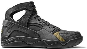 Nike  Air Flight Huarache Trash Talk Black/Black-Metallic Gold (686203-002)