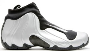 Nike  Air Flightposite 1 Metallic Silver Black/Metallic Silver-Black (624015-005)