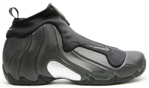 Nike  Air Flightposite Black Metalic Silver (2008) Black/Black-Metallic Silver (624015-004)