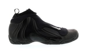 Nike  Air Flightposite Carbon Fiber (2014) Black/Black-Metallic Silver (642307-001)