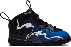 Nike Air Foamposite One 96 All-Star (TD) Black/Game Royal-White-Aurora Green (723947-013)