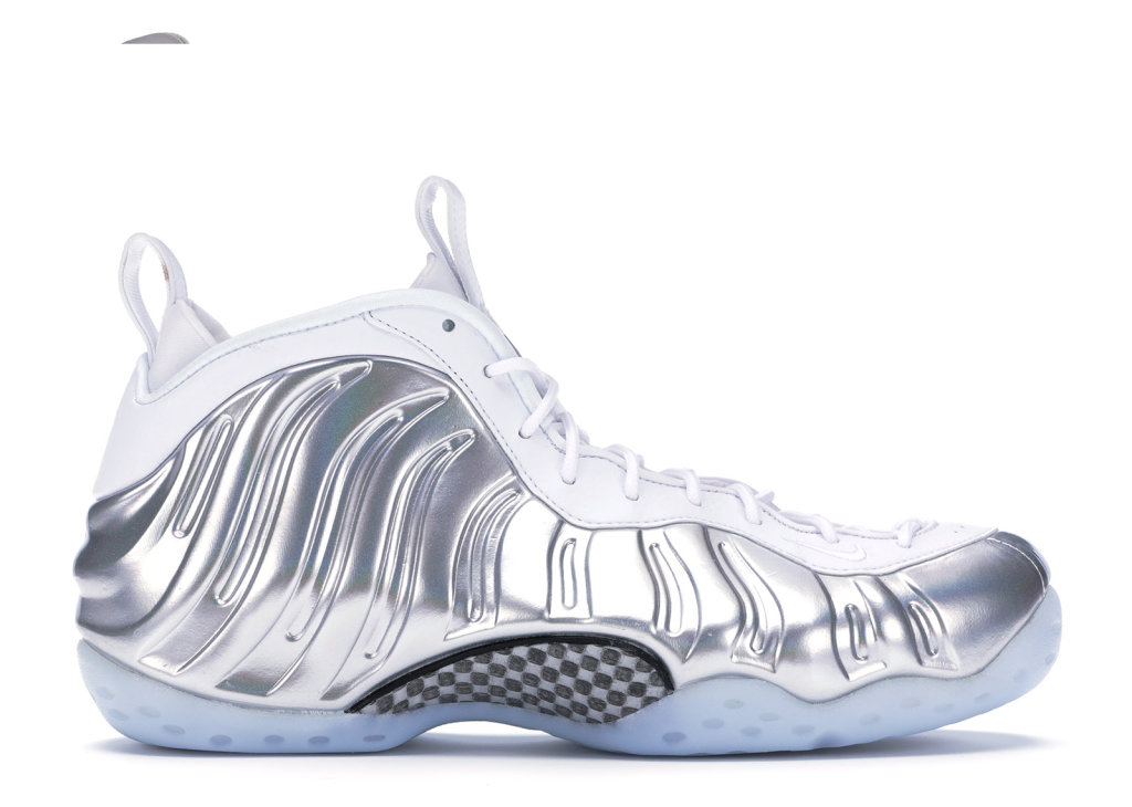 Nike Air Foamposite One Chrome White (W) White/Chrome-Blue Tint (AA3963-100)