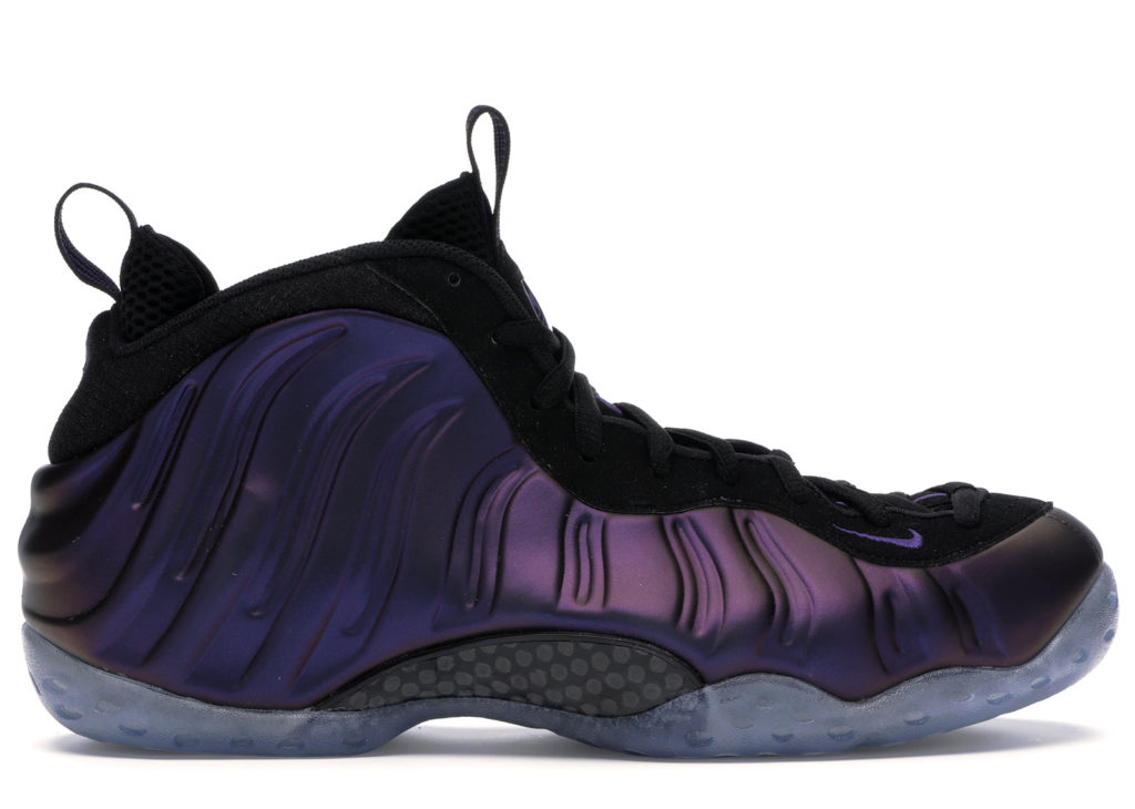 Nike Air Foamposite One Eggplant 2017 (GS) Black/Varsity Purple-Varsity Purple (644791-005)