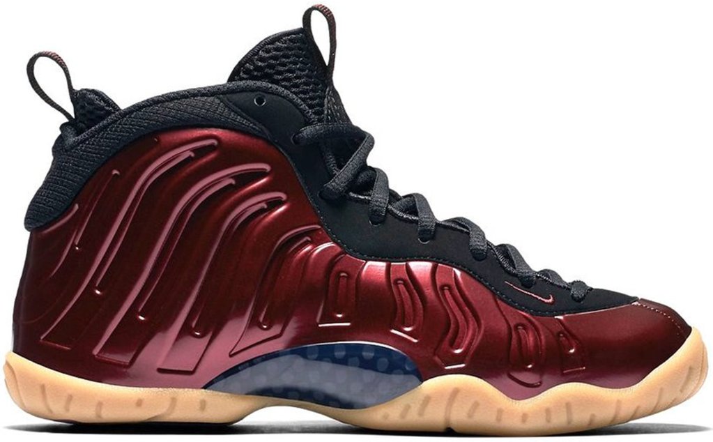 Nike Air Foamposite One Maroon (GS) Night Maroon/Night Maroon-Black (644791-600)