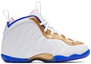 Nike Air Foamposite One Peanut Butter & Jelly (PS) White/Fuchsia Blast-Racer Blue (723946-103)