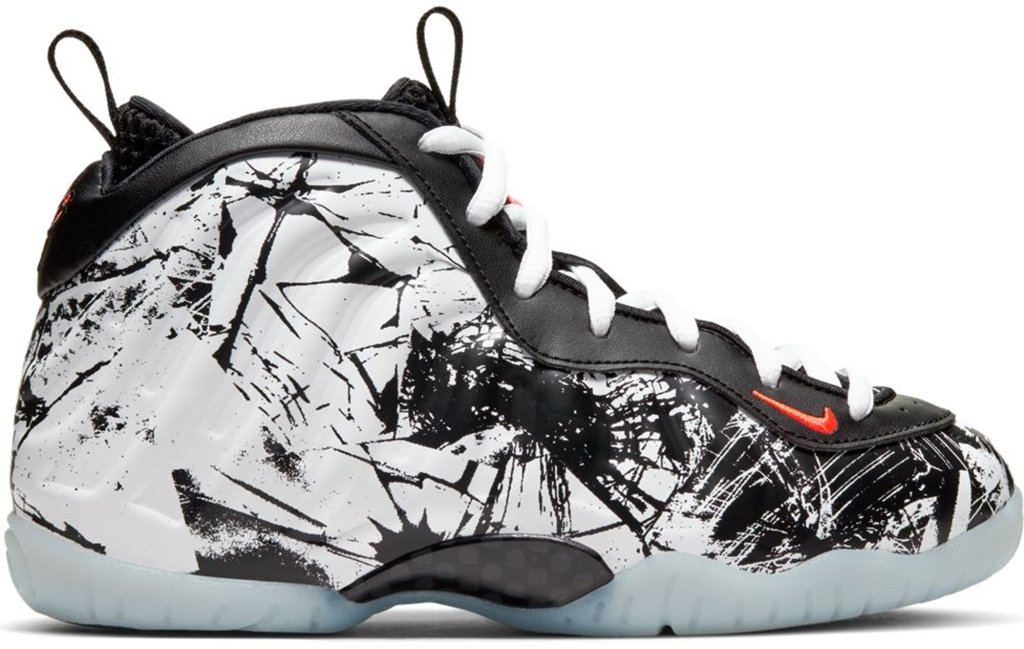Nike Air Foamposite One Shattered Backboard (PS) Black/White-Total Orange (723946-011)