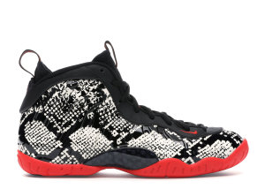 Nike Air Foamposite One Albino Snakeskin (GS) Sail/Habanero Red-Black (644791-104)