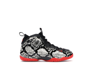 Nike  Air Foamposite One Albino Snakeskin (PS) Sail/Habanero Red-Black (723946-104)