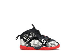 Nike Air Foamposite One Albino Snakeskin (TD) Sail/Habanero Red-Black (723947-104)