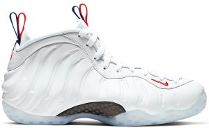 Nike  Air Foamposite One USA (W) White/White-Game Royal-Habanero Red (AA3963-102)