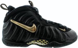 Nike Air Foamposite Pro Black Metallic Gold (PS) Black/Metallic Gold-Black (843755-010)