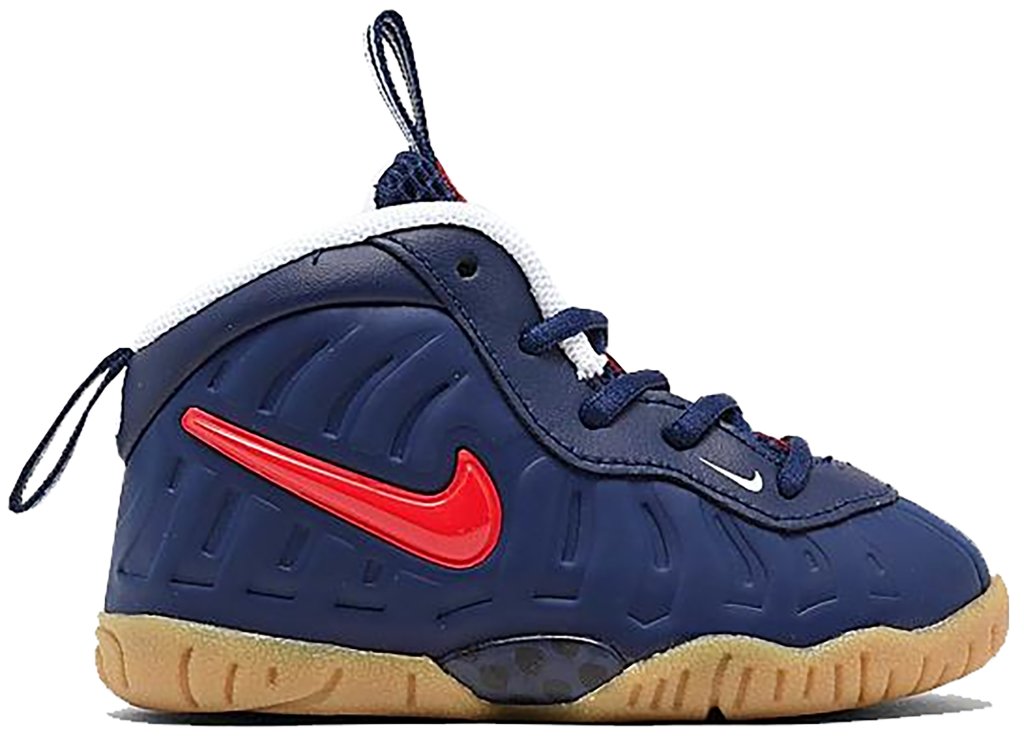 Nike Air Foamposite Pro Blue Void University Red (TD) Blue Void/Gum Light Brown-White-University Red (843769-405)