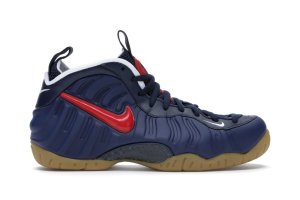 Nike  Air Foamposite Pro Blue Void University Red Blue Void/Gum Light Brown-White-University Red (CJ0325-400)