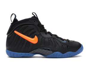Nike Air Foamposite Pro Knicks (GS) Black/Total Orange-Battle Blue (644792-011)