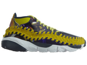 Nike Air Footscape Wvn Chk Yoth Qs Light Midnight Bright Citron Light Midnight/Bright Citron (649790-400)