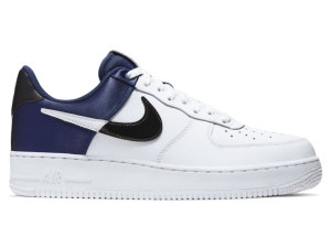 Nike  Air Force 1 ’07 LV8 Midnight Navy Satin Midnight Navy/White/Black (BQ4420-400)