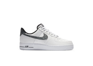 Nike  Air Force 1 ’07 White Metallic Silver White/Metallic Silver/Black (CZ7933-100)