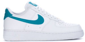 Nike  Air Force 1 ’07 White Turquoise (W) White/Turquoise (AH0287-109)