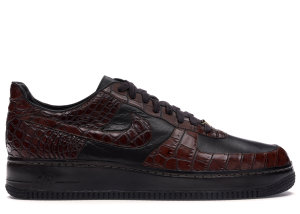 Nike Air Force 1 Low Crocodile Lux 25th Anniv Baroque Brown/Baroque Brown-Metallic Gold (315583-221)
