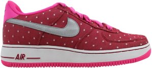 Nike Air Force 1 Dark Red (GS) Dark Red/Metallic Silver-Pink Power-White (314219-603)