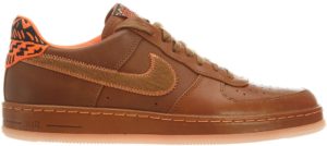Nike Air Force 1 Downtown Low BHM (2013) Hazelnut/Hazelnut-Total Orange (586582-200)