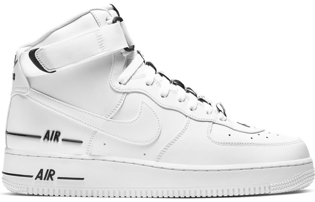 Nike Air Force 1 High Dual Air White Black White/Black-White (CJ1385-100)