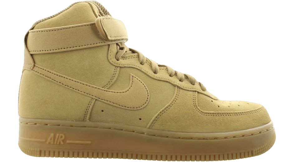 Nike Air Force 1 High Elemental Gold (W) Elemental Gold/Elemental Gold-Gum Light Brown-Ale Brown (860544-700)