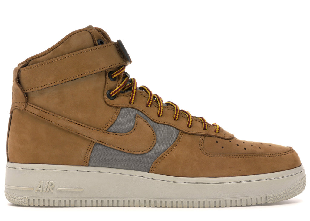 Nike Air Force 1 High Premier Beef and Broccoli Pack Wheat Wheat/Khaki-Light Bone-Yellow Ochre (525317-700)