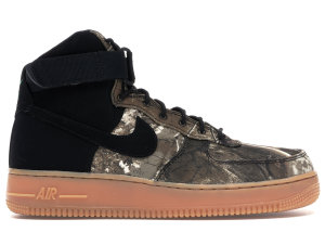 Nike Air Force 1 High Realtree Camo Black/Black-Aloe Green (AO2410-001)